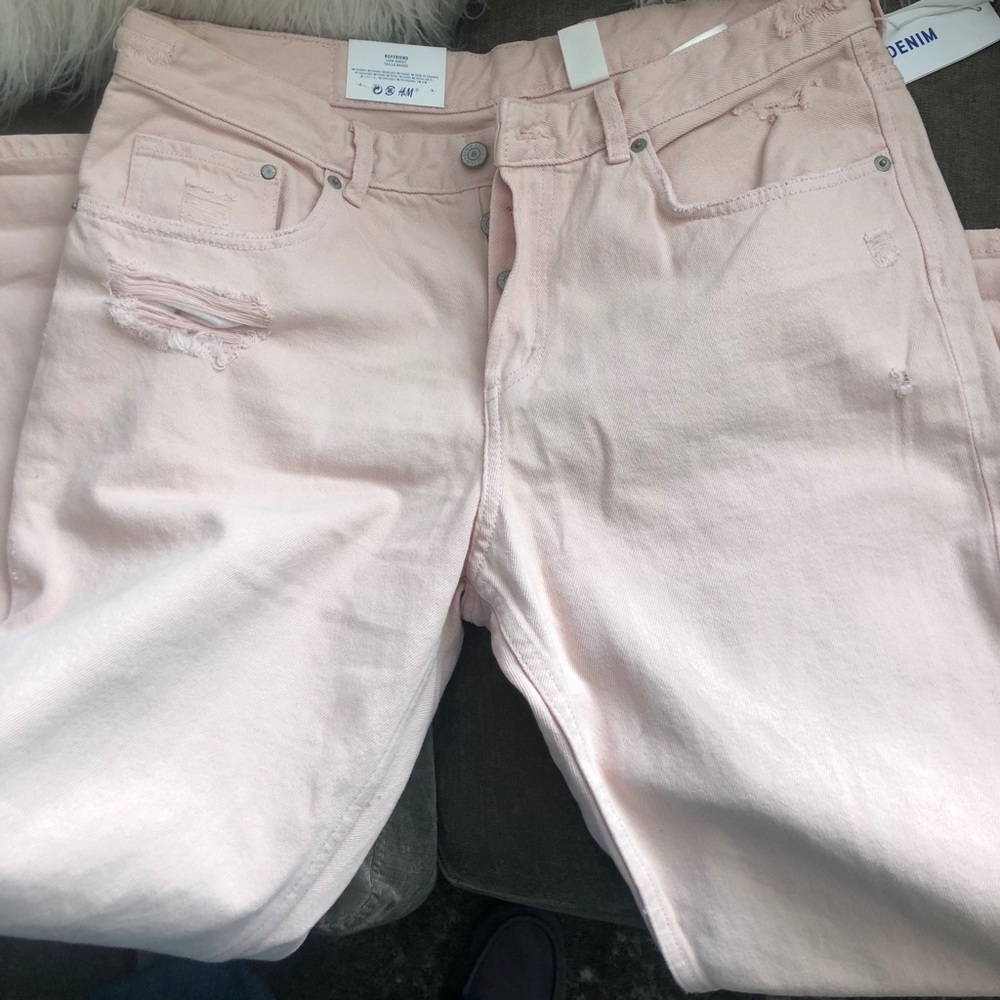 H&M Denim pink jeans